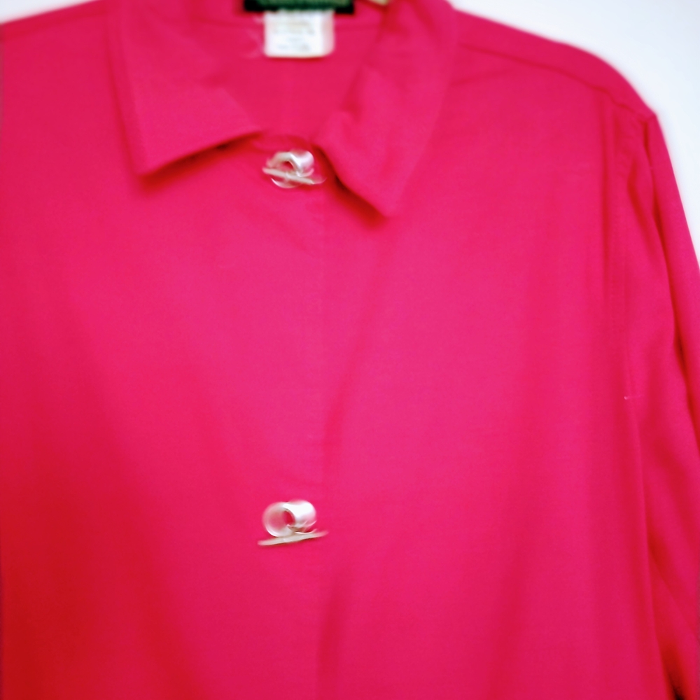 Harve Benard Red Trench Coat